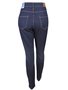 Calça Cigarrete Feminina Adulto Athletic 48187 Zune Denim Jeans Escuro