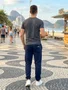 Calça De Moletom Jogger Masculina 30938 Fatal Marinho