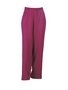 Calça Feminino Adulto Pantalona Em Malha Three Hands Uva