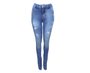Calça Jeans Feminina Adulto Skinny Detalhe Desfiado 70006 Absolute Jeans