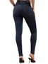 Calça Jeans Feminina Adulto Skinny JV024 Lunender Jeans Escuro