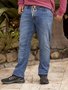 Calça Jeans Masculina Adulto Slim Fit Com Cordão 91.01.1545 Individual