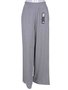 Calça Pantalona Feminina Adulto 4552 Paty Gloss Mescla
