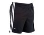 Calção Masculino Adulto Básico Plus Size Detalhe Listras Lateral 1052 Elite Preto e Branco