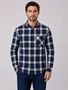 Camisa De Flanela Xadrez  Masculina 1000128680 Malwee Azul