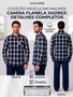 Camisa De Flanela Xadrez  Masculina 1000128680 Malwee Azul
