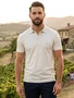 Camisa Polo Manga Curta Masculina Adulto 501054 Vanton Creme