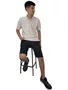 Camisa Polo Manga Curta Masculino Adulto Essencial Slim 7510001 Ogochi Areia