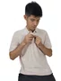 Camisa Polo Manga Curta Masculino Adulto Essencial Slim 7510001 Ogochi Areia