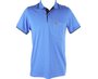 Camisa Polo Masculina Adulto Manga Curta Com Bolso Detalhe 11002 Sigosta Azul Hortência