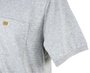 Camisa Polo Masculina Adulto Manga Curta Com Bolso Detalhe 11002 Sigosta Cinza