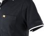 Camisa Polo Masculina Adulto Manga Curta Com Bolso Detalhe 11002 Sigosta Preto