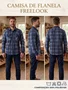 Camisa Xadrez Masculina Adulto 189-5 Freelook Marinho /Azul