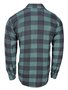 Camisa Xadrez Masculino Adulto Soft Com Bolso Fullmoon/Canary Verde