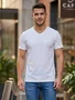 Camiseta Básica Slim Masculina Adulto 6000003 Ogochi Branco