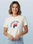 Camiseta Court Club Feminina Adulto F12L143  Fila Creme
