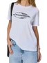 Camiseta Feminina Manga Curta 78623 Logo Animal Print Mormaii Branco