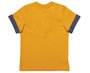 Camiseta Masculina Infantil 10-16 Manga Curta Com Bolso 1000073961 Carinhoso Mostarda