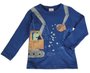 Camiseta Infantil Masculina 1-3 Dino Hello 55921 Brandili Azul