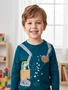 Camiseta Infantil Masculina 1-3 Dino Hello 55921 Brandili Verde