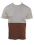 Camiseta Manga Curta Comfort Bicolor Masculina 11.19.5266 Overcore Terracota