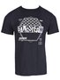 Camiseta Manga Curta Masculina Adulto Com Estampa 10.16.2675 Gangster Preto