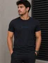 Camiseta Manga Curta Masculina Concept Slim 6533032 Ogochi Preto
