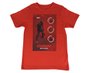 Camiseta Manga Curta Masculina Juvenil Com Estampa Skatista 35286 Brandili Vermelho