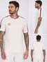 Camiseta Manga Curta Masculina Legacy Field  U11TW00566 Umbro Bege e Vinho