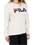 Camiseta Manga Longa Feminina Adulto Letter F12L185 Fila Branco