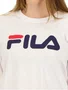 Camiseta Manga Longa Feminina Adulto Letter F12L185 Fila Branco