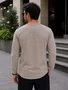Camiseta Manga Longa Masculina Slim Alto Relevo 1000136298 Malwee Caqui