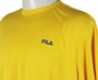 Camiseta Masculina Adulto Manga Curta Lisa DM170 Fila Amarelo Ouro