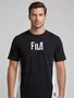 Camiseta Masculina Street Hop Classic Oversized F11L00392 Fila Preto e Branco
