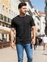 Camiseta Masculina Com Relevo 48.101 Onda Federal Preto