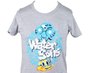 Camiseta Masculina Infantil 2-8 Manga Curta Estampa Cartton 5CL8 Hering Kids Cinza