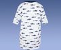 Camiseta Masculina Infantil 4-8  Manga Curta Estampa Tubarão 5CRC Hering Branco