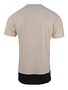 Camiseta Manga Curta Comfort Com Estampa Masculina 11.19.5312 Overcore Bege e Preto