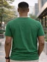 Camiseta Masculina Manga Curta Silk Summer 49.046 Onda Federal Verde