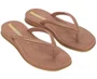 Chinelo De Dedo Feminino 27398 Ipanema Glow Marrom e Dourado