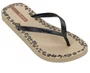 Chinelo Feminino 27321 Ipanema Day Bege e Preto