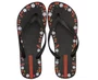 Chinelo Feminino 27321 Ipanema  Day  Preto e Vermelho