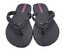 Chinelo Feminino Adulto 27230 Diversa Ipanema Preto e Lilás