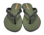 Chinelo Feminino Adulto 27230 Diversa Ipanema Verde Militar e laranja