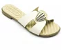Chinelo Feminino Adulto Napa 8519.118 Beira Rio Branco Off