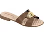 Chinelo Feminino Adulto Napa 8519.118 Beira Rio Conhaque