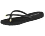 Chinelo Feminino Adulto Tiras Com Strass 8395.227 Beira Rio Preto e Grafite