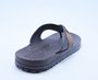 Chinelo Masculino Adulto D6212 Danper Preto e Caramelo