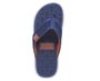 Chinelo Masculino Adulto Malta 12229 Cartago Cinza, azul e telha