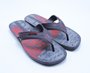 Chinelo Masculino Adulto Silk Correia D6007 Danper Preto e Vermelho